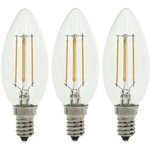 142723, LED Bulbs, 3 Pieces 4W 230V 2700K 470lm E14 98mm