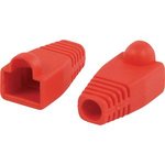 CCGP89900RD, Strain Relief Boot, RJ45, PVC, Red