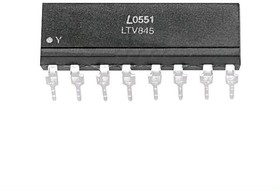 Фото 1/2 LTV-845S, Transistor Output Optocouplers Optocoupler AC in 4-CHNL