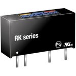 RK-0505S/H, Isolated DC/DC Converters - Through Hole 1W DC/DC 4kV UNREG 5Vin 5Vout