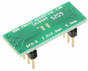 IPC0060, Sockets & Adapters DFN-8 to DIP-8 SMT Adapter