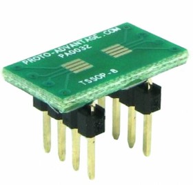 PA0032, Sockets & Adapters TSSOP-8 to DIP-8 SMT Adapter