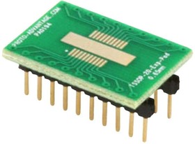 PA0194, Sockets & Adapters TSSOP-20-Exp-Pad to DIP-20 SMT Adapter