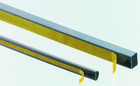 FOF-1006-AC, Shielding Strip of Ni/Cu Layered Metallized Fiber/Polyether Urethane Foam With Self-Adhesive 1m x 4.8mm x
