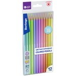 Цветные карандаши SuperSoft. Pastel пастельные, 12 цветов, заточенные SSP0112