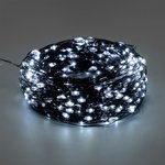 303-285, Гирлянда светодиодная Роса с контроллером 50м, 500LED, БЕЛЫЙ, IP20 ...