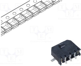 0436500312, Conn Wire to Board HDR 3 POS 3mm Solder RA Side Entry SMD Micro-Fit 3.0 T/R