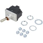 2TL1-4, Toggle Switches DPST (OFF)-ON Screw Term