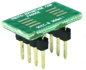 PA0002, Sockets & Adapters SOIC-8 to DIP-8 SMT Adapter
