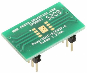 IPC0051, Sockets & Adapters PwrSOIC-8 to DIP-12 SMT Adapter