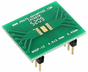 IPC0078, Sockets & Adapters MSOP-12 to DIP-16 SMT Adapter