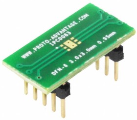 IPC0083, Sockets & Adapters DFN-6 to DIP-10 SMT Adapter