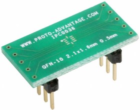 IPC0036, Sockets & Adapters QFN-10 to DIP-10 SMT Adapter
