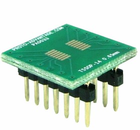 PA0033, Sockets & Adapters TSSOP-14 to DIP-14 SMT Adapter
