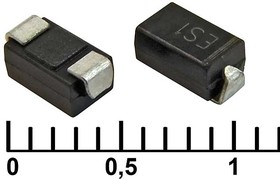 SSL16A, диод Шоттки 60 В, 1 А, 0.5 В, DO-214AC (SMA)