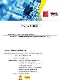 W F Lt E Mw Thick Film Resistors V Ppm M Smd Uni