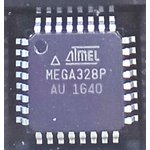 ATMEGA328-AU, MCU - 8-bit AVR RISC - 32KB Flash - 2.5V/3.3V/5V - 32-Pin TQFP - Tray