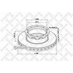 85-00728-SX, 85-00728-SX_диск тормозной !430/211x45/132.5 10n-238-M14x1.5 \MB ...