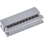 AWP 20-7240-T, 20-Way IDC Connector Socket for Cable Mount, 2-Row