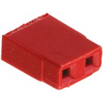 M7566-05, Headers & Wire Housings JUMPER SOCKET RED