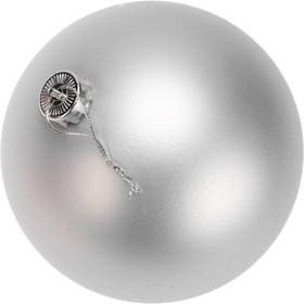 Фото 1/3 502-305, Елочная фигура Шар, 15 см, цвет серебряный матовый