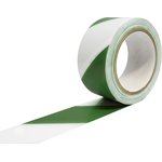 TP130402, Green/White PVC 33m Hazard Tape
