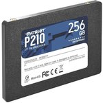 Твердотельный накопитель Patriot P210 256GB SATA3 2,5" , 500/400, 256GB, 3D