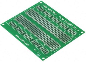 8300SB2, PCBs & Breadboards Prototyping board designed to match Twin Industries solderless breadboards TW-E40-510. Plated holes, marked rows