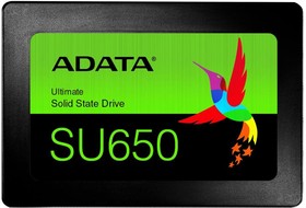 Фото 1/10 SSD накопитель A-Data Ultimate SU650 ASU650SS-240GT-R 240ГБ, 2.5", SATA III, SATA