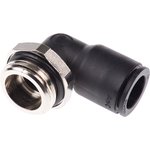 3199 12 21, LF3000 Series Elbow Threaded Adaptor, G 1/2 Male to Push In 12 mm ...