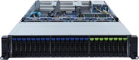 Фото 1/2 Серверная платформа Gigabyte Server Platform R282-N81 2U CPU(2)3rd Gen Xeon/2xHeatsink up to 270W/DIMM(32)/16x2,5'' SATA/SAS/8x2,5''SATA/SAS