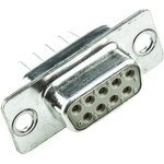 09670094754, 9 Way Through Hole D-sub Connector Socket, 2.74mm Pitch