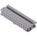 AWP 60-7240-T, 60-Way IDC Connector Socket for Cable Mount, 2-Row
