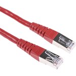 21.15.1401-20, Cat6 Male RJ45 to Male RJ45 Ethernet Cable, S/FTP, Red PVC Sheath, 20m