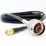 ASMR1500A058L13, ASM Series Male N Type to Male SMA Coaxial Cable, 15m, LLC200A Coaxial, Terminated