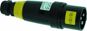 Фото 1/2 PRE416PR, Cable Mount 3P + E Industrial Power Plug ATEX, IECEx, Rated At 16A, 380-415Vac 50/60Hz