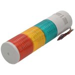 ST80ML-BZ-3-24-RAG, Сигнализатор: сигнальная колонна, LED, красный/янтарный/зеленый