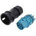 96.051.4153.6, RST20i5 Series Circular Connector, 5-Pole, Female, Cable Mount ...