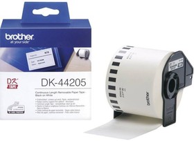 Фото 1/2 DK-44205, Label Tape, Paper, 62mm x 30.48m, White