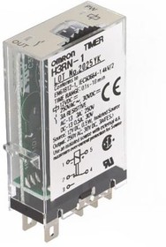 Фото 1/6 H3RN-1 DC12, H3RN Series Plug In Timer Relay, 12V dc, 1-Contact, 0.1 s → 10min