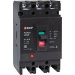 Выключатель автоматический 3п 16А 18кА LS125 ProPact EKF mccb-125-18-3-16-ls
