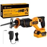 Сабельная пила Deko DKRS20 20Вт аккум. 2800ход/мин (085-1126)