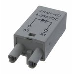 ZRMFWD, Relay Sockets & Hardware AUXILIARY MODULE FOR ZRM SOCKETS DIODE 6-250VDC