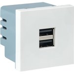 Розетка USB, сила тока 2.1 А без индикатора E2MR2-20USB-10