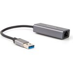 Кабель-переходник USB 3.0 /Am/LAN RJ-45 Ethernet 1000 Mbps, Aluminum Shell ...