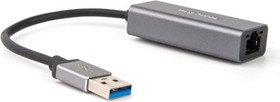 Кабель-переходник USB 3.0 /Am - LAN RJ-45 Ethernet 1000 Mbps, Aluminum Shell TU312M