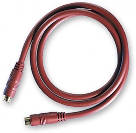 110-180-929, Male 4 Pin mini-DIN to Male 4 Pin mini-DIN Red DIN Cable 20m