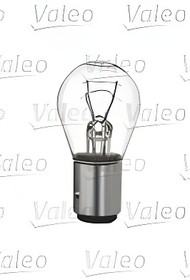 Фото 1/8 Лампа 12V P21/4W 21/4W BAZ15d VALEO Essential 1 шт. картон 032205