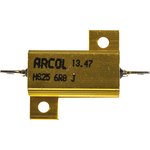HS25 6R8 J, Wirewound Resistor 25W, 6.8Ohm, 5%