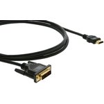 Kramer C-HM/DM-15, Кабель HDMI-DVI (Вилка - Вилка), 4,6 м